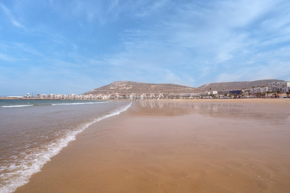 Sable de la plage d'Agadir - 1280x853